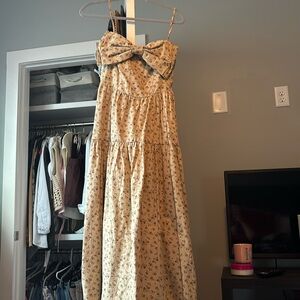 Boutique bow maxi dress
